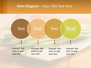 A Bunch Of Asparagus On A White Plate PowerPoint Template