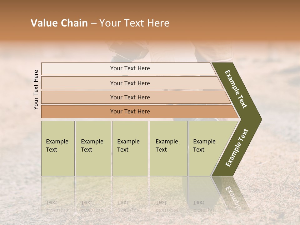 A Person Walking Down A Dirt Road Holding A Cup Of Coffee PowerPoint Template