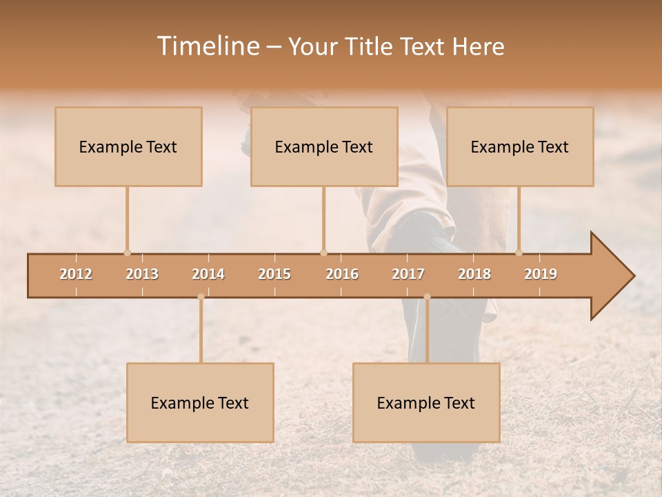 A Person Walking Down A Dirt Road Holding A Cup Of Coffee PowerPoint Template