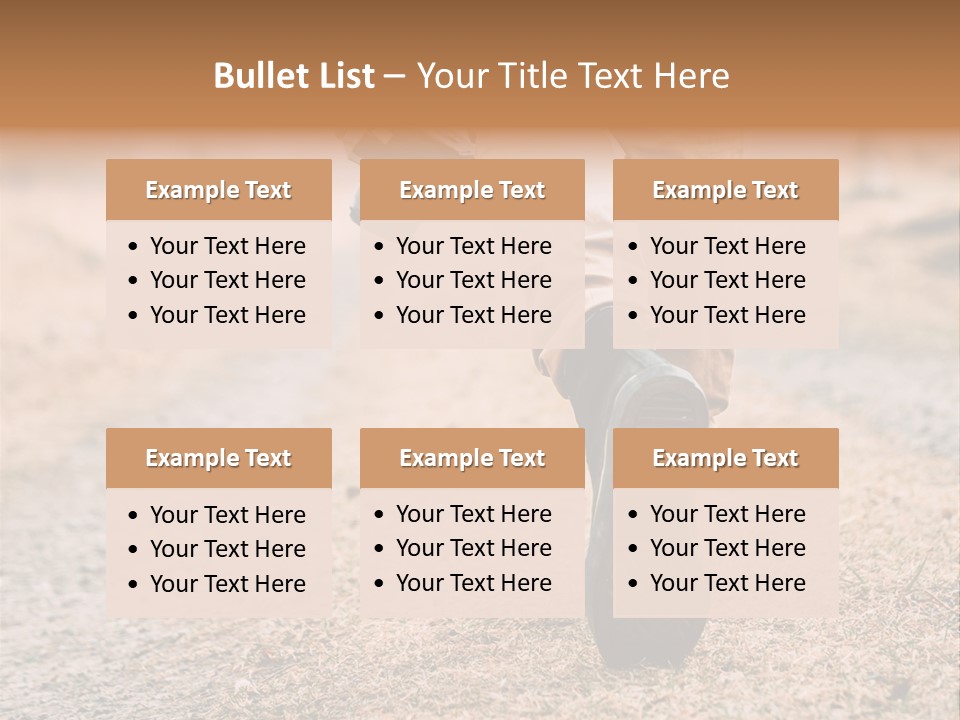 A Person Walking Down A Dirt Road Holding A Cup Of Coffee PowerPoint Template