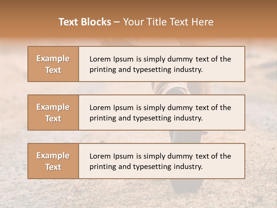 A Person Walking Down A Dirt Road Holding A Cup Of Coffee PowerPoint Template