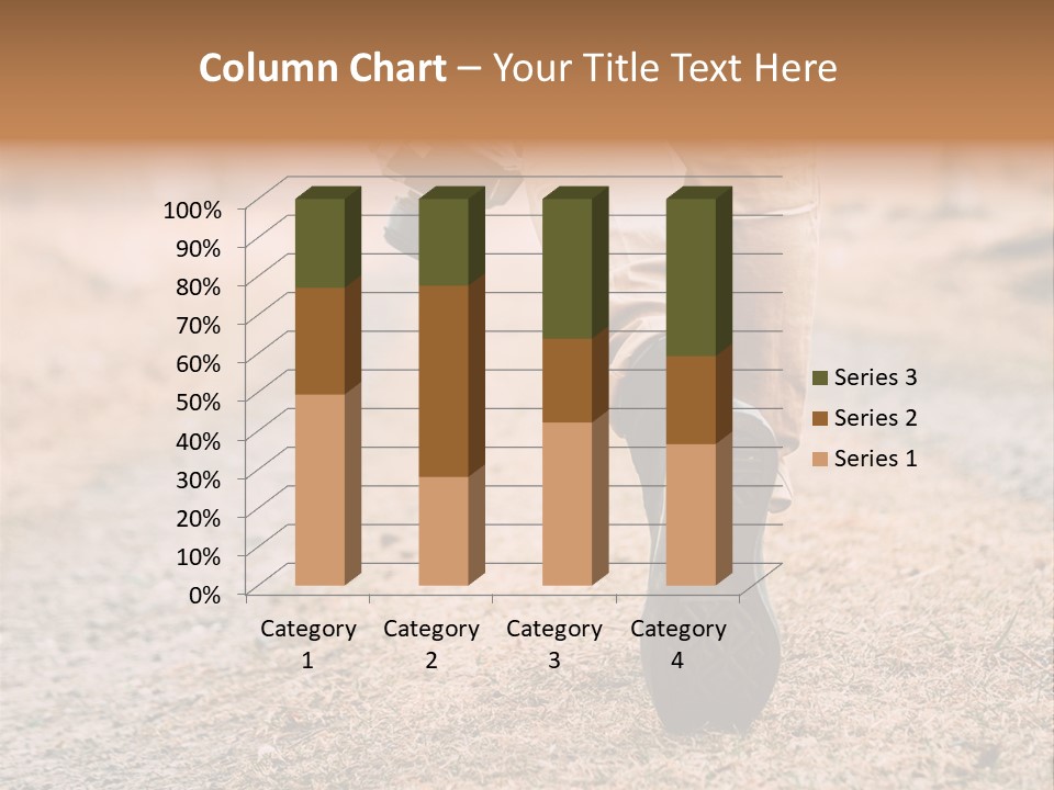 A Person Walking Down A Dirt Road Holding A Cup Of Coffee PowerPoint Template