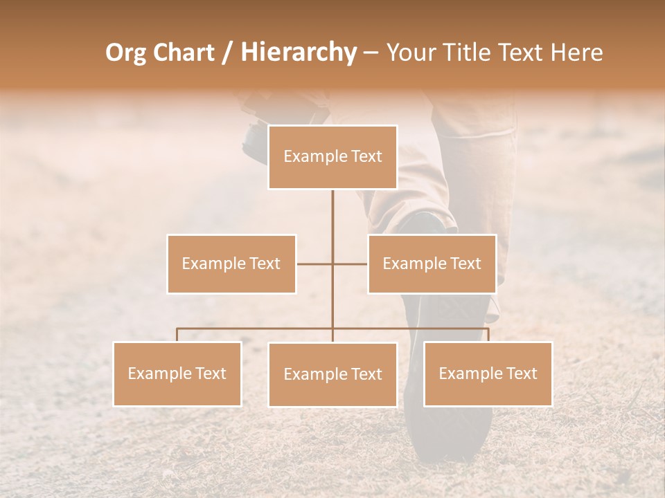 A Person Walking Down A Dirt Road Holding A Cup Of Coffee PowerPoint Template