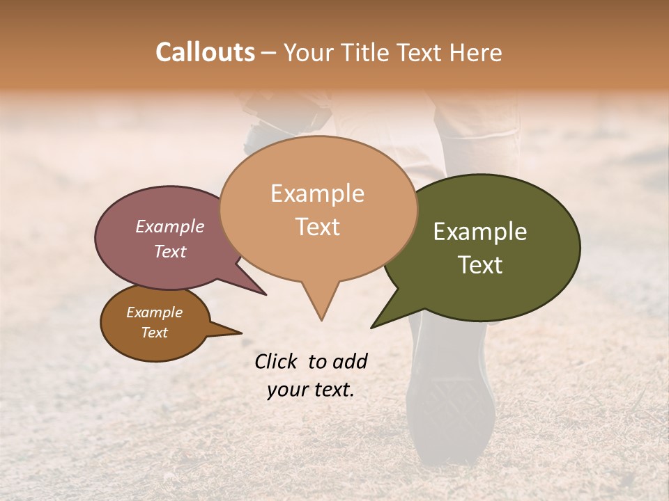 A Person Walking Down A Dirt Road Holding A Cup Of Coffee PowerPoint Template