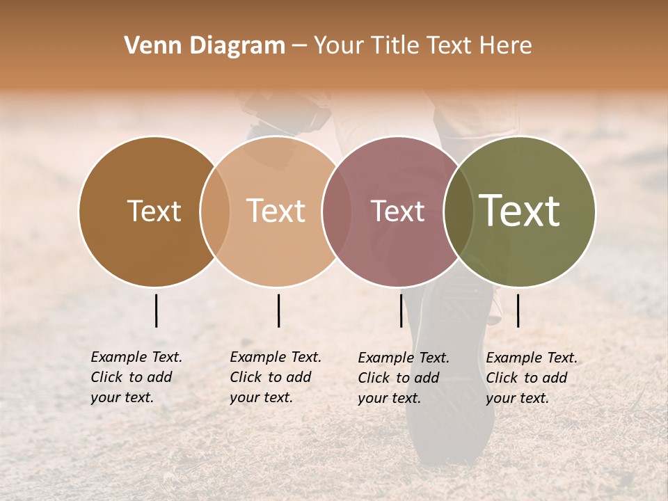 A Person Walking Down A Dirt Road Holding A Cup Of Coffee PowerPoint Template