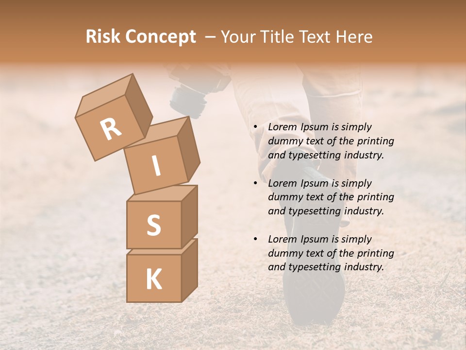 A Person Walking Down A Dirt Road Holding A Cup Of Coffee PowerPoint Template