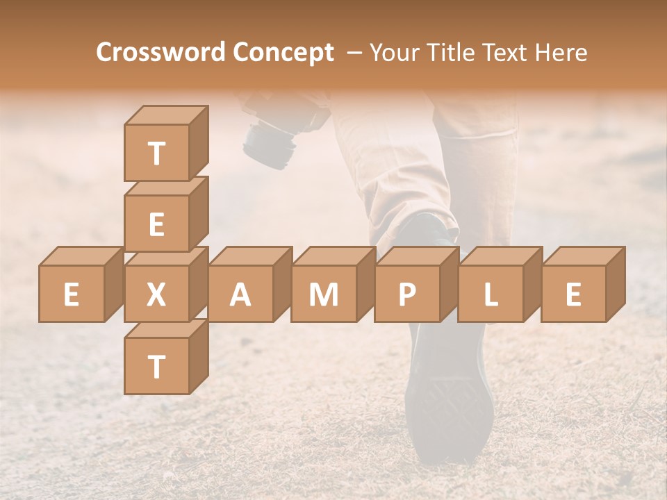 A Person Walking Down A Dirt Road Holding A Cup Of Coffee PowerPoint Template