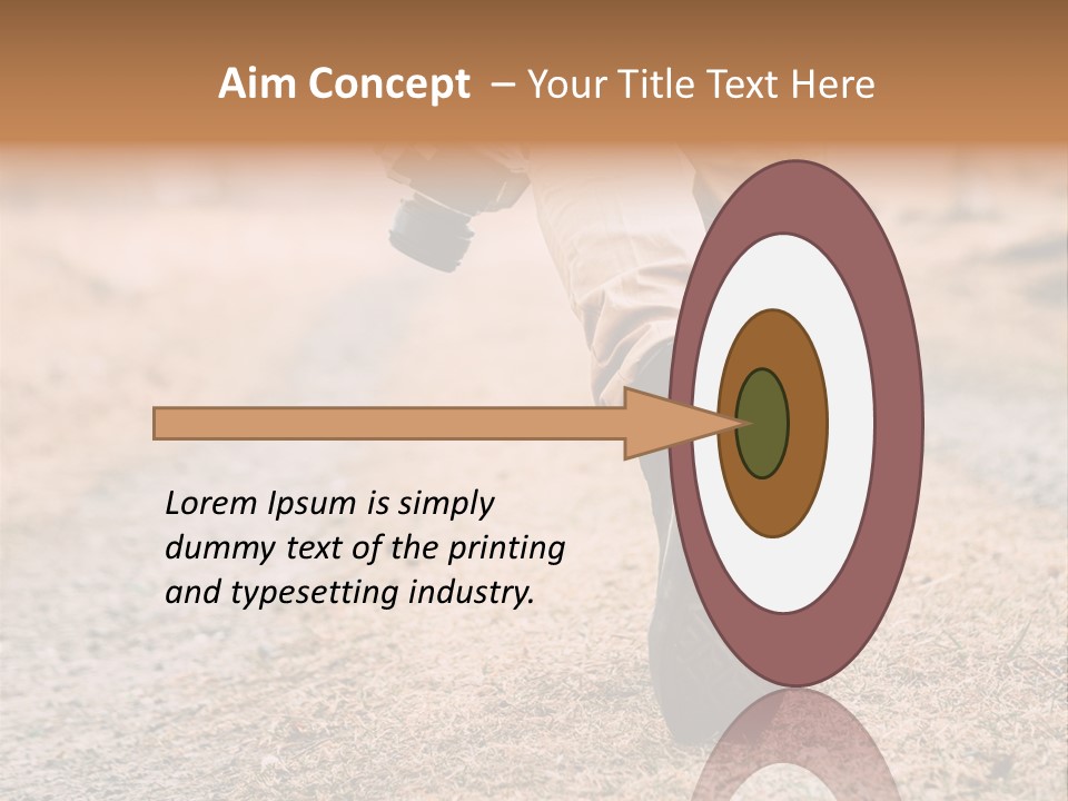 A Person Walking Down A Dirt Road Holding A Cup Of Coffee PowerPoint Template