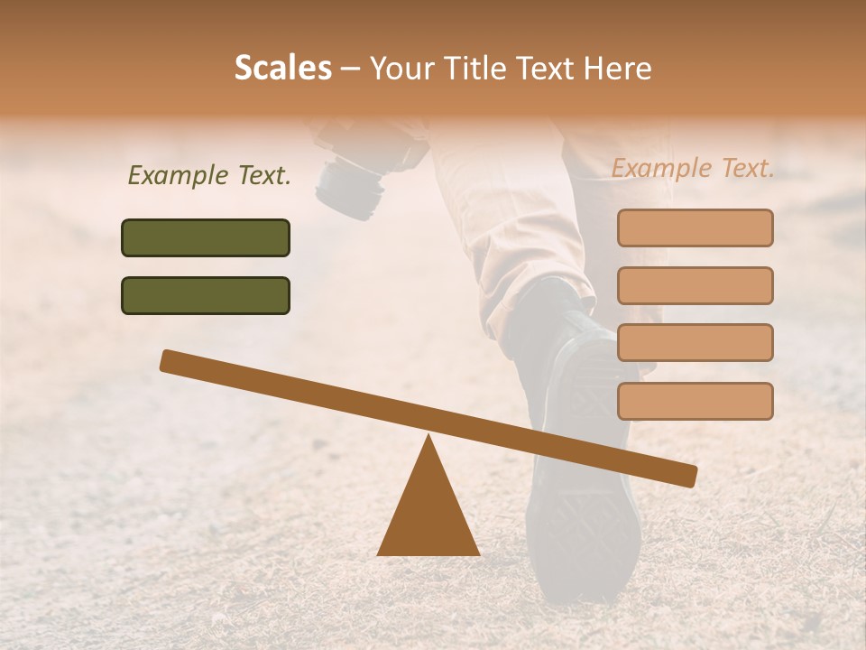 A Person Walking Down A Dirt Road Holding A Cup Of Coffee PowerPoint Template