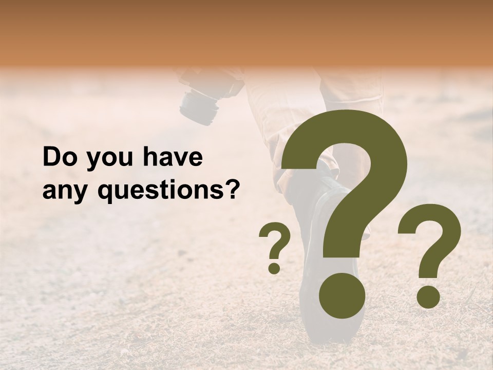 A Person Walking Down A Dirt Road Holding A Cup Of Coffee PowerPoint Template