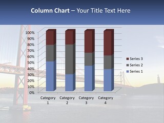 A Large Bridge Over A Large Body Of Water PowerPoint Template