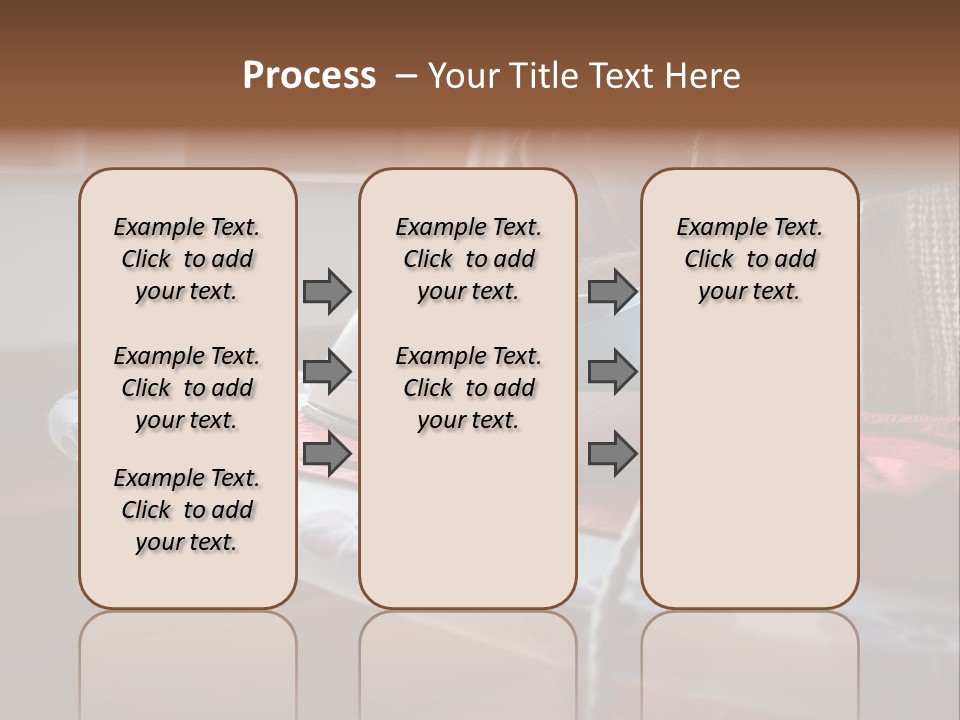 A Woman Ironing A Red And White Iron On A Ironing Board PowerPoint Template