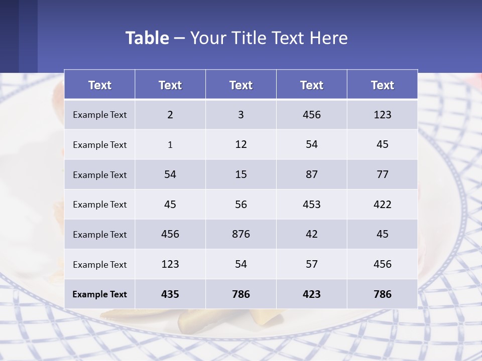 A Plate Of Food With Sausages And Vegetables On It PowerPoint Template