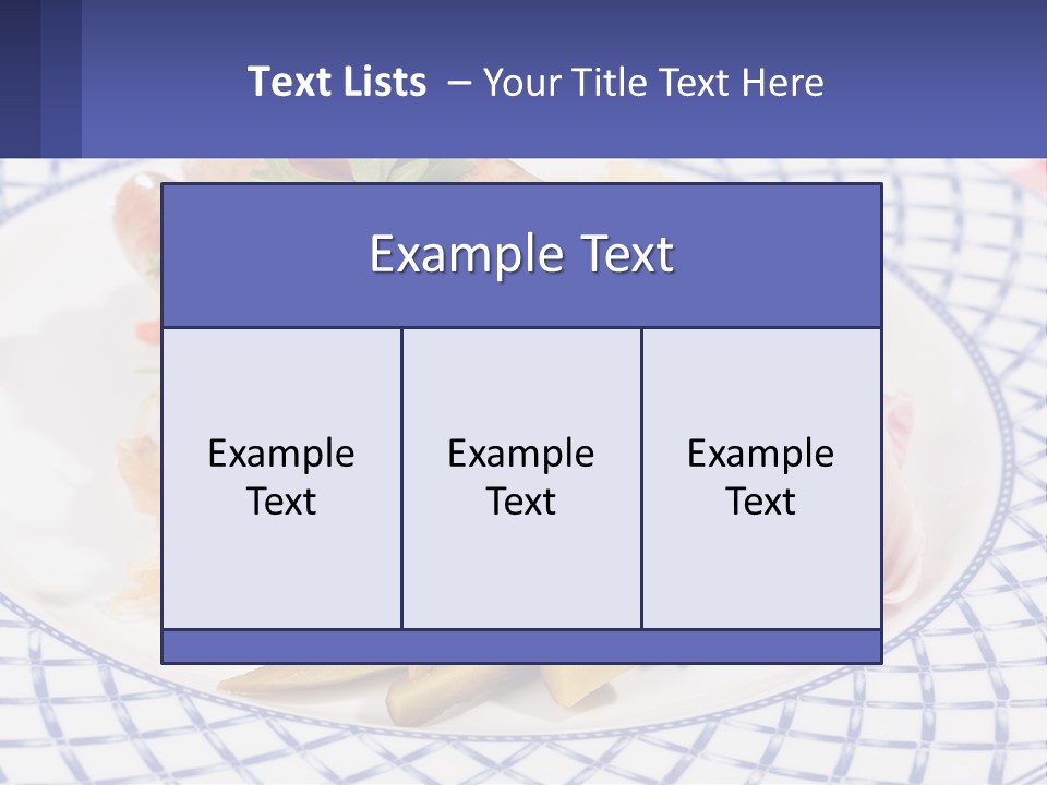 A Plate Of Food With Sausages And Vegetables On It PowerPoint Template