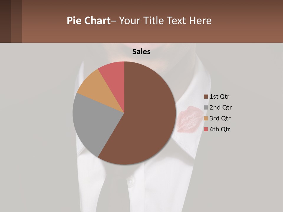 A Man In A Suit And Tie With A Name Tag PowerPoint Template