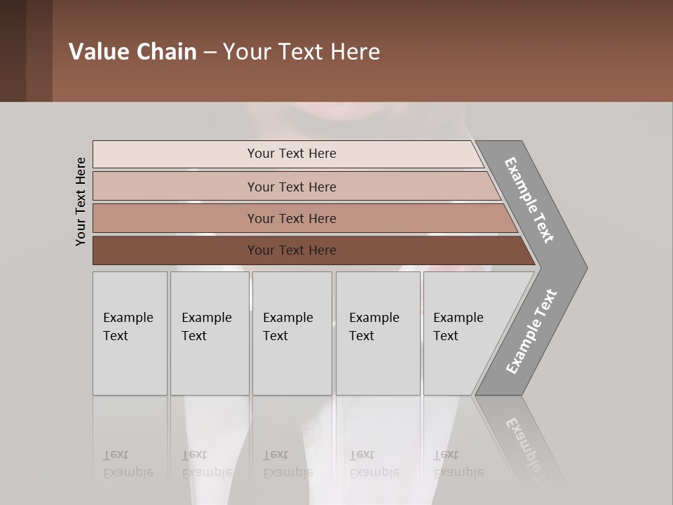 A Man In A Suit And Tie With A Name Tag PowerPoint Template