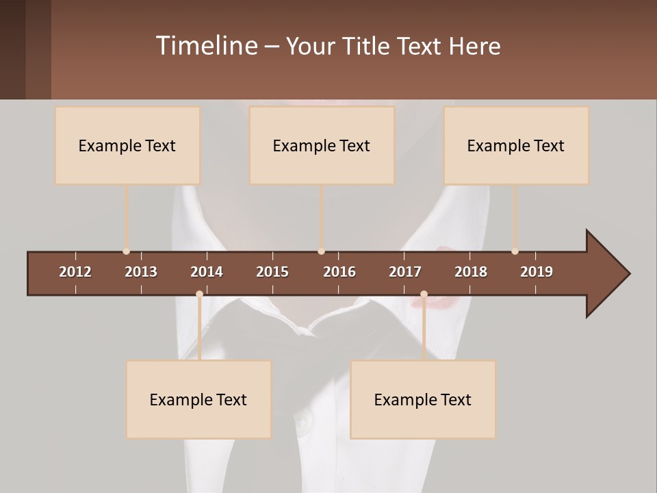 A Man In A Suit And Tie With A Name Tag PowerPoint Template