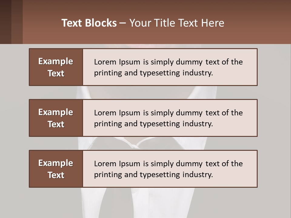 A Man In A Suit And Tie With A Name Tag PowerPoint Template