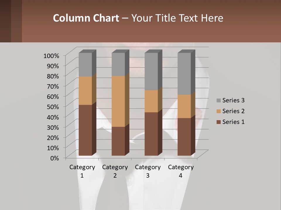 A Man In A Suit And Tie With A Name Tag PowerPoint Template