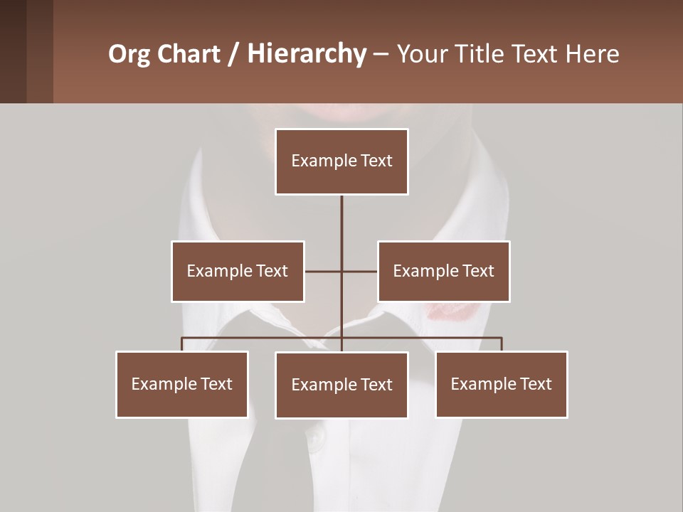 A Man In A Suit And Tie With A Name Tag PowerPoint Template