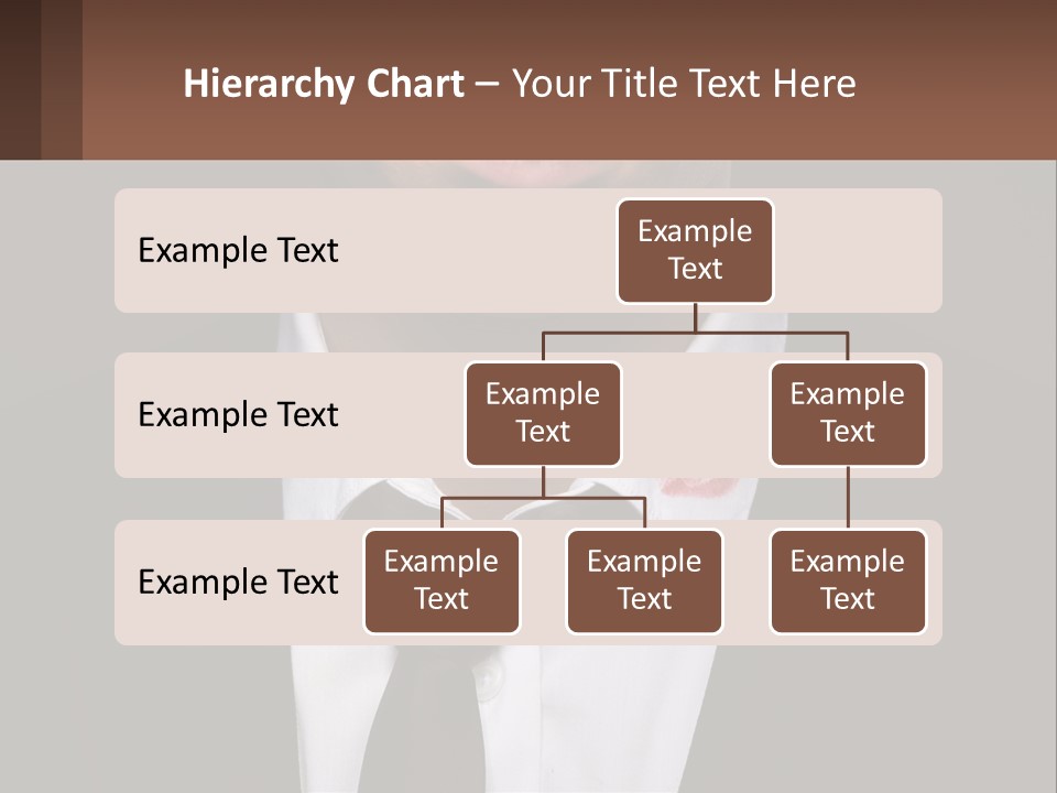 A Man In A Suit And Tie With A Name Tag PowerPoint Template