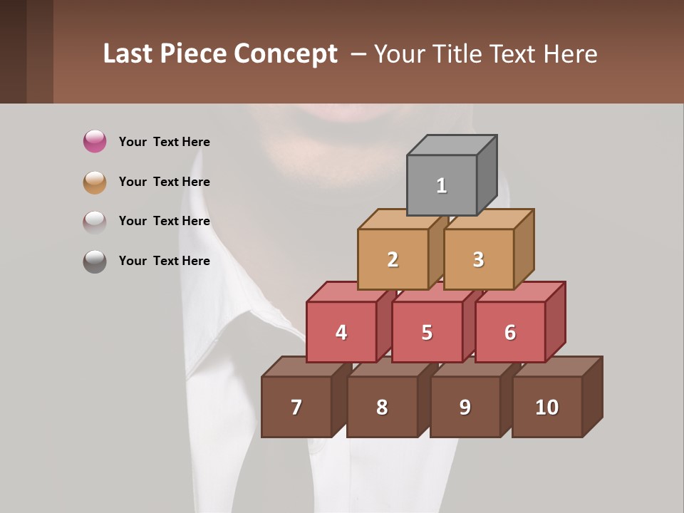 A Man In A Suit And Tie With A Name Tag PowerPoint Template