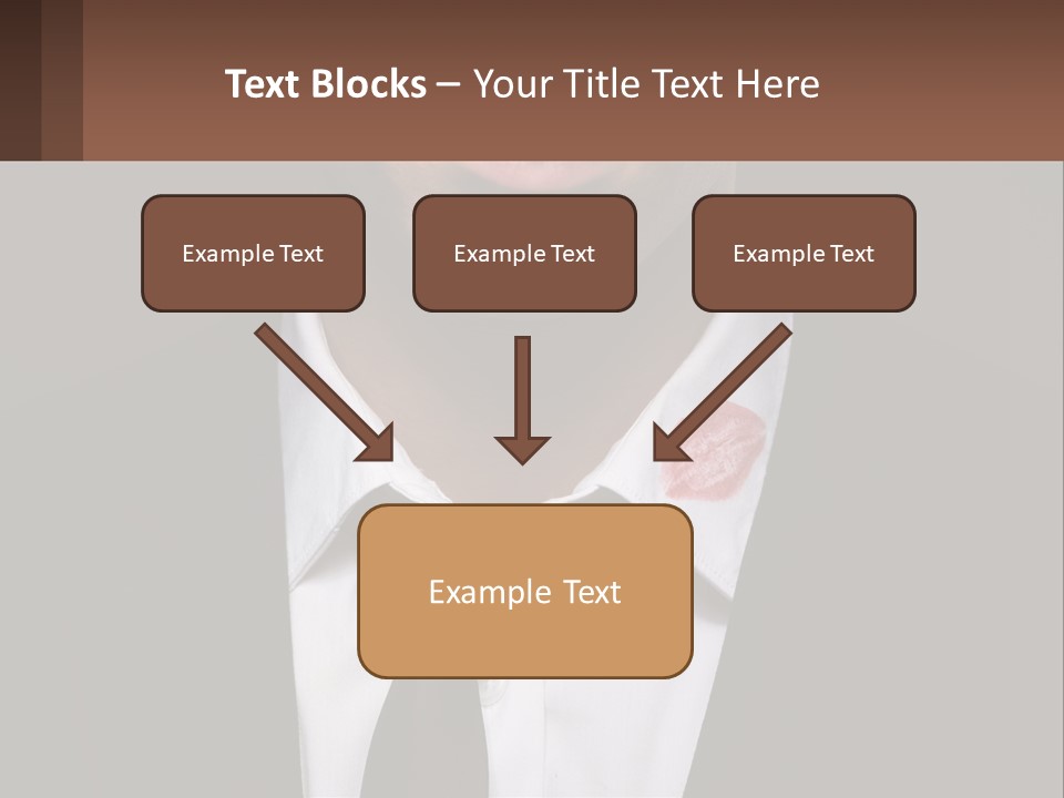 A Man In A Suit And Tie With A Name Tag PowerPoint Template