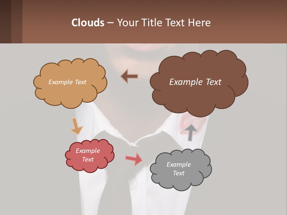 A Man In A Suit And Tie With A Name Tag PowerPoint Template