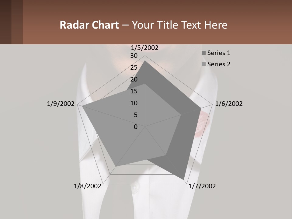 A Man In A Suit And Tie With A Name Tag PowerPoint Template