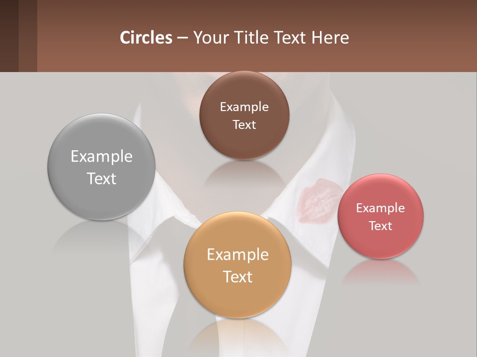 A Man In A Suit And Tie With A Name Tag PowerPoint Template