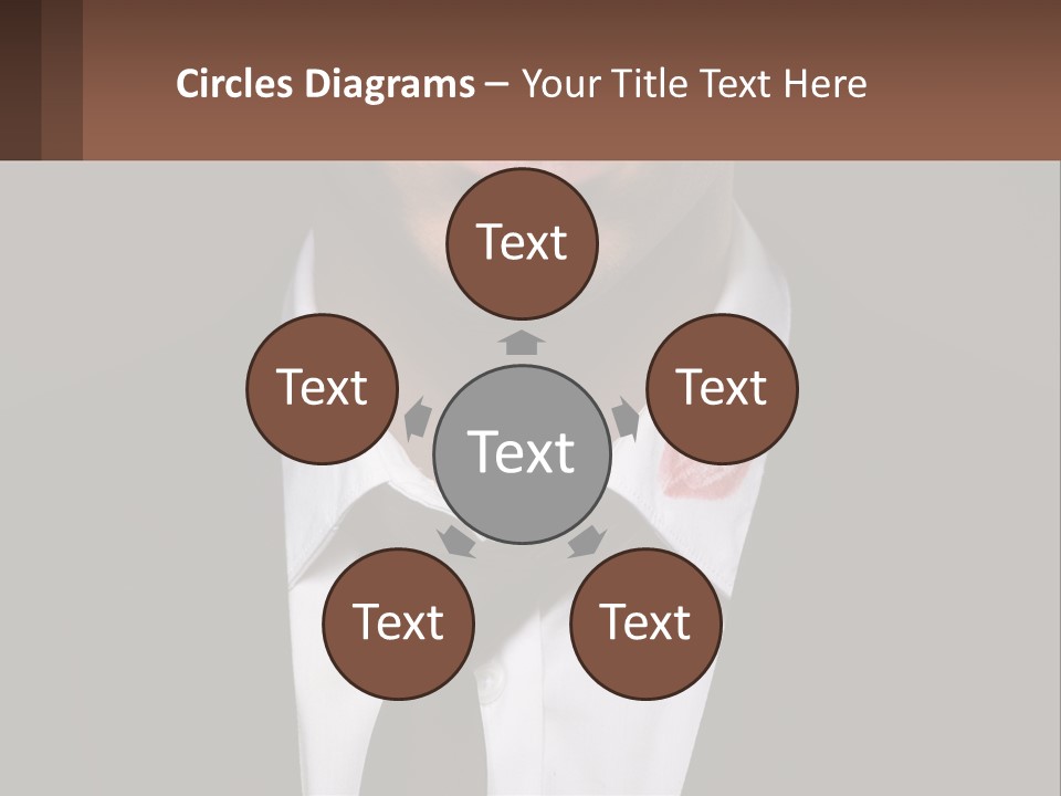 A Man In A Suit And Tie With A Name Tag PowerPoint Template