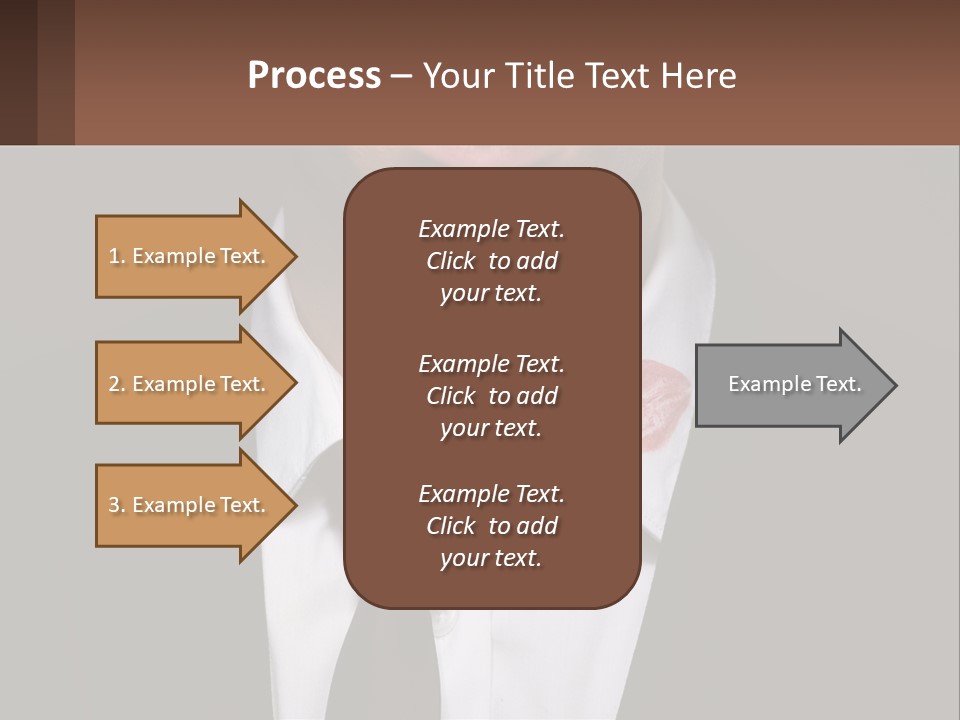 A Man In A Suit And Tie With A Name Tag PowerPoint Template