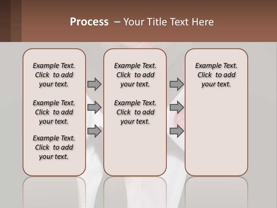 A Man In A Suit And Tie With A Name Tag PowerPoint Template