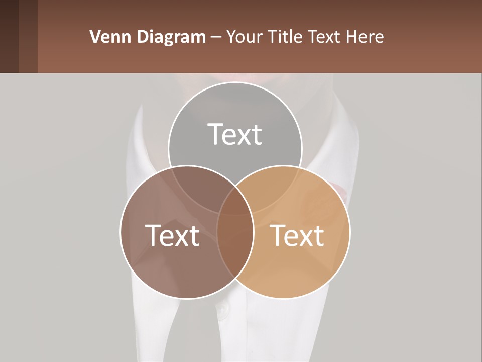 A Man In A Suit And Tie With A Name Tag PowerPoint Template