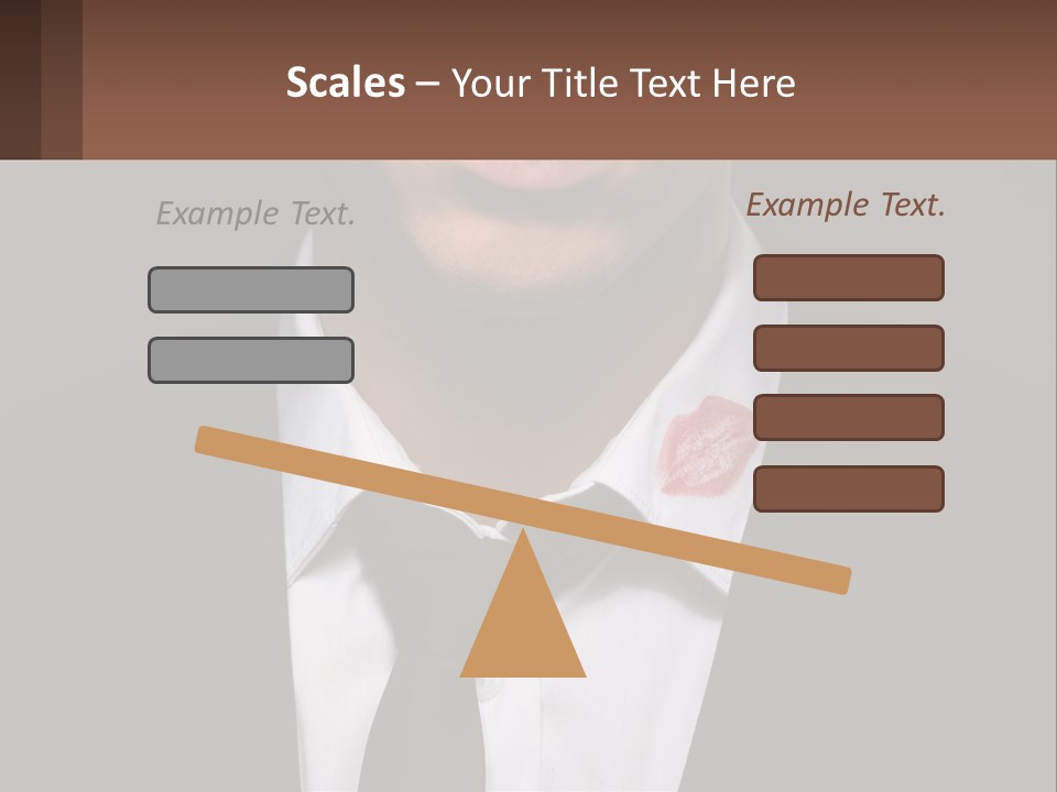 A Man In A Suit And Tie With A Name Tag PowerPoint Template