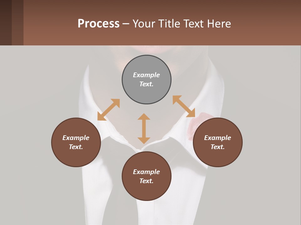 A Man In A Suit And Tie With A Name Tag PowerPoint Template