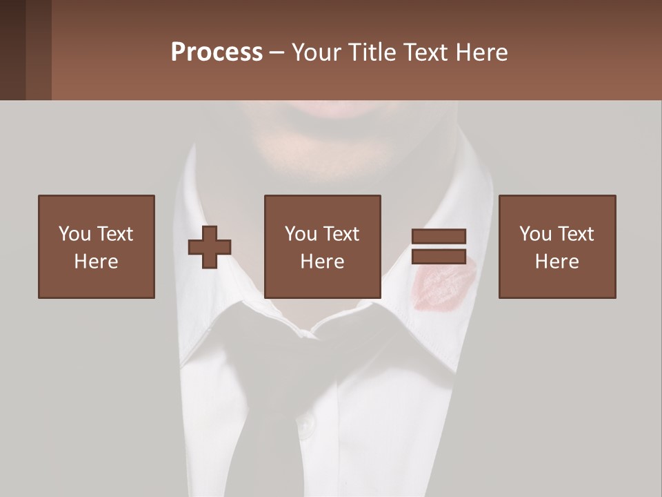 A Man In A Suit And Tie With A Name Tag PowerPoint Template