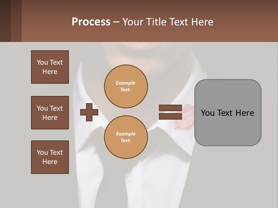 A Man In A Suit And Tie With A Name Tag PowerPoint Template