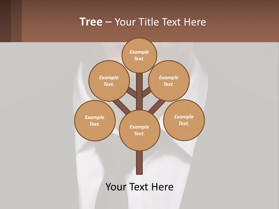 A Man In A Suit And Tie With A Name Tag PowerPoint Template