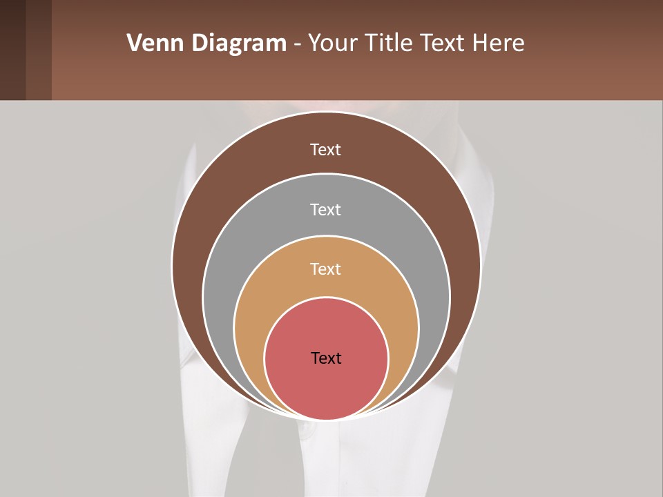 A Man In A Suit And Tie With A Name Tag PowerPoint Template