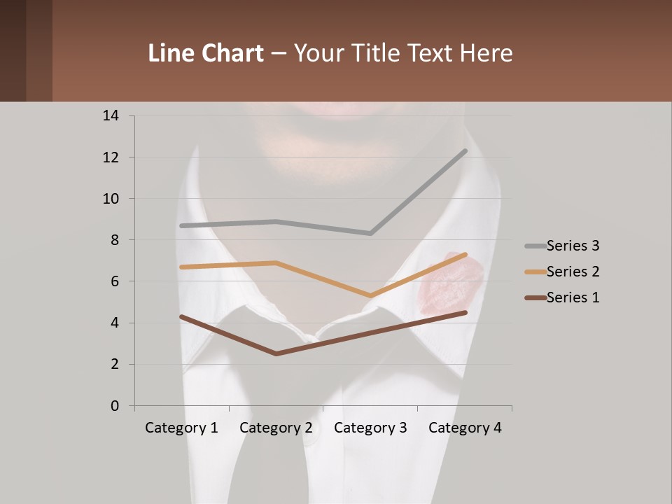 A Man In A Suit And Tie With A Name Tag PowerPoint Template