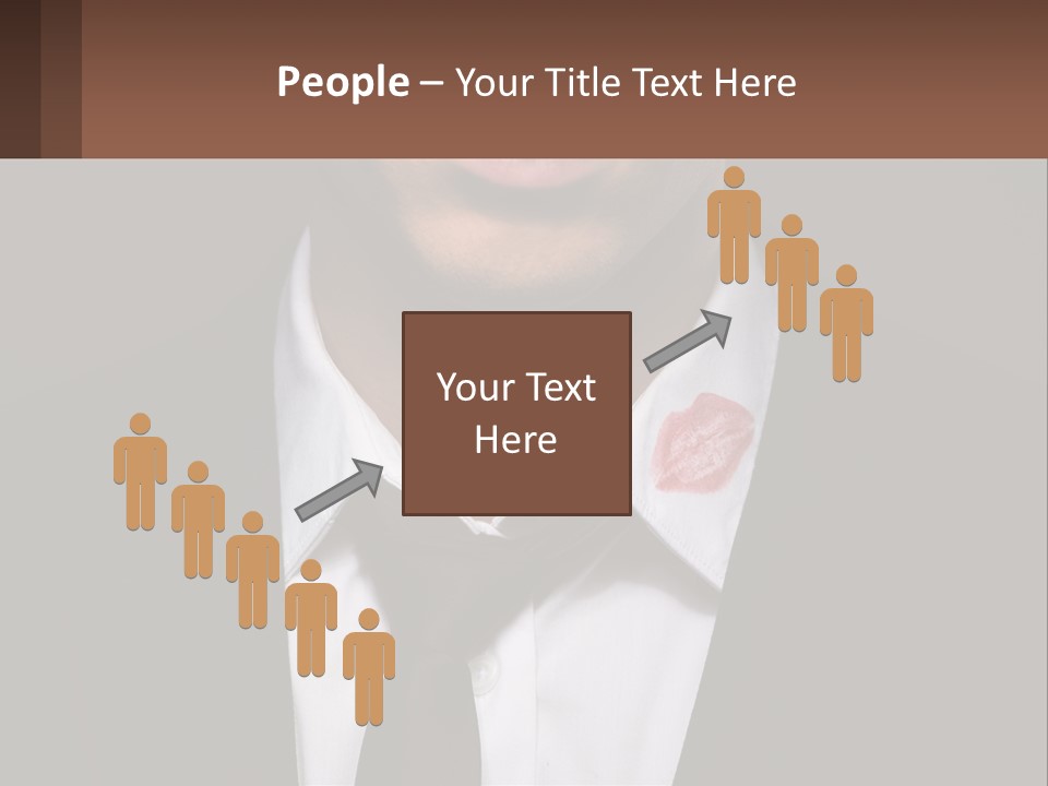 A Man In A Suit And Tie With A Name Tag PowerPoint Template