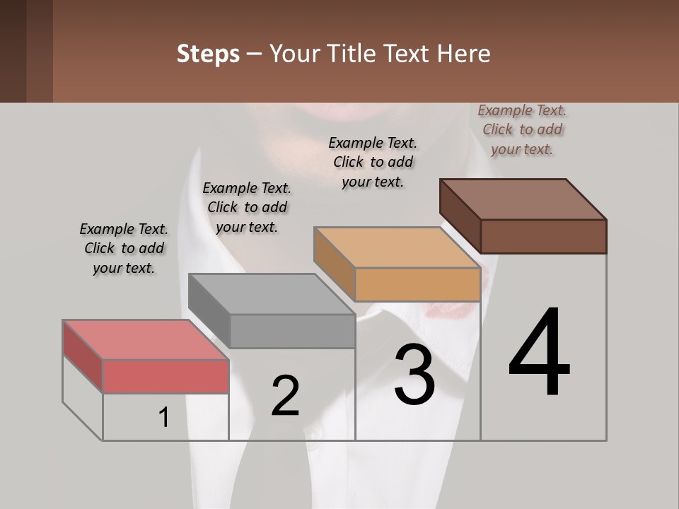 A Man In A Suit And Tie With A Name Tag PowerPoint Template