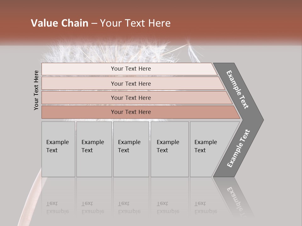 A Dandelion Powerpoint Presentation With A Black Background PowerPoint Template