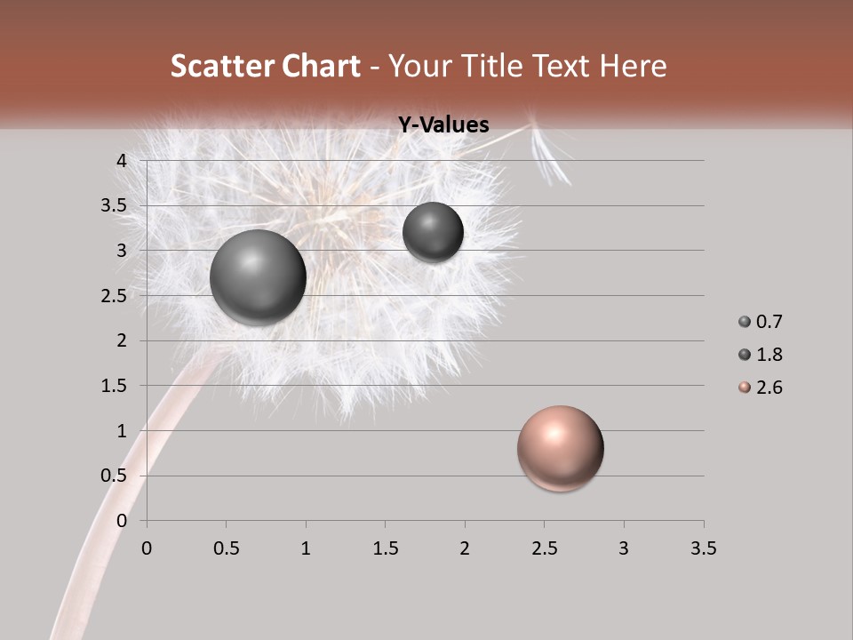 A Dandelion Powerpoint Presentation With A Black Background PowerPoint Template