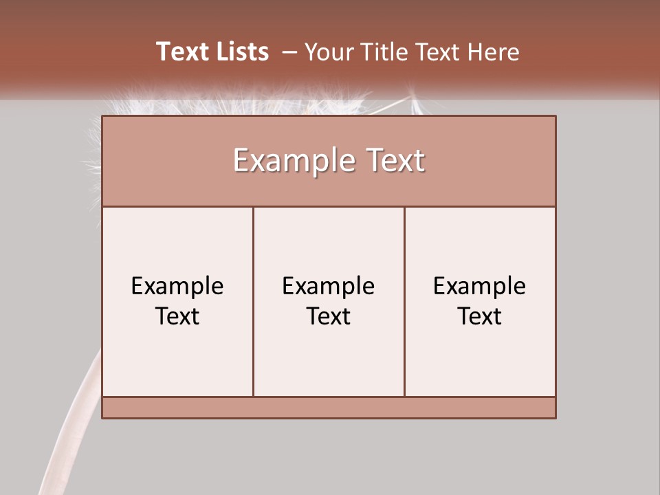 A Dandelion Powerpoint Presentation With A Black Background PowerPoint Template