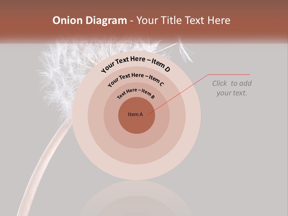 A Dandelion Powerpoint Presentation With A Black Background PowerPoint Template