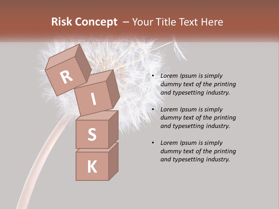 A Dandelion Powerpoint Presentation With A Black Background PowerPoint Template