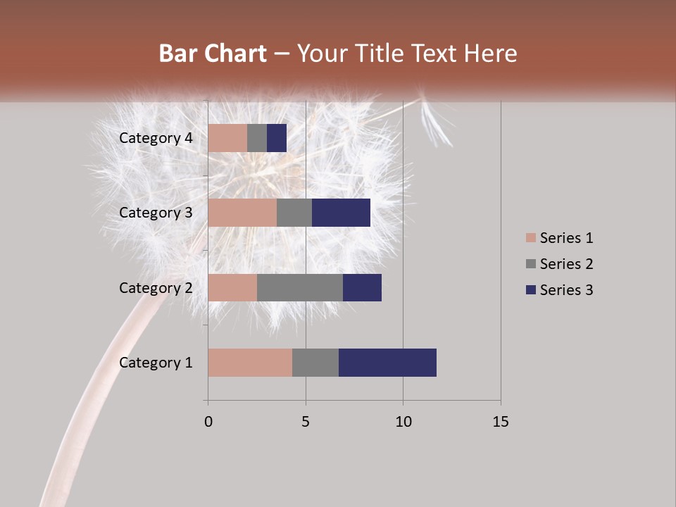 A Dandelion Powerpoint Presentation With A Black Background PowerPoint Template