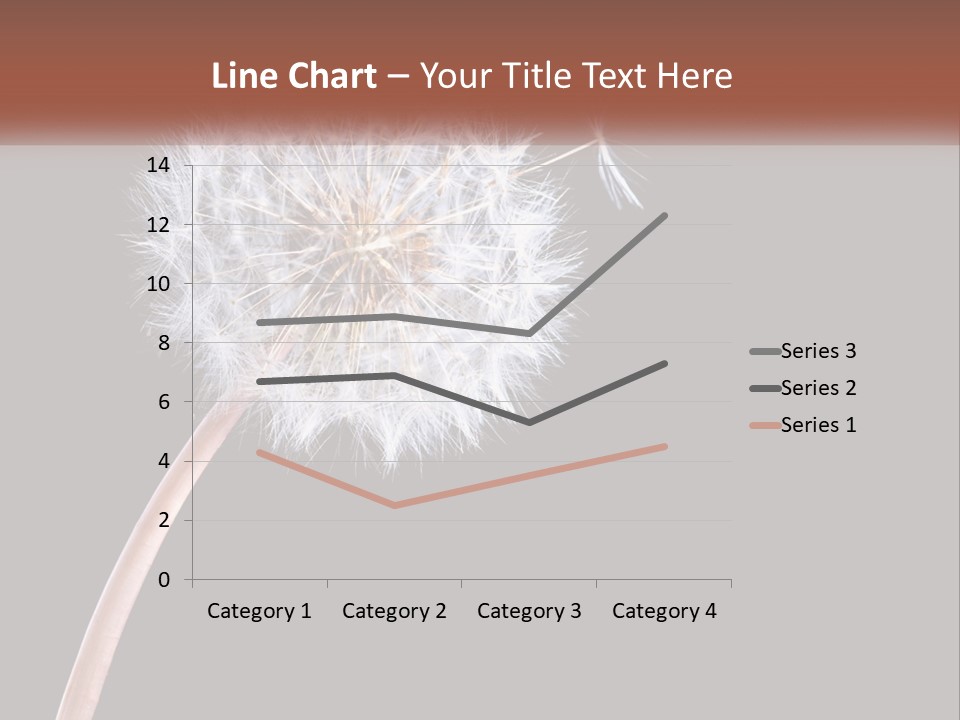 A Dandelion Powerpoint Presentation With A Black Background PowerPoint Template